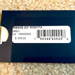 Dooney & Bourke gray Rosetta purse